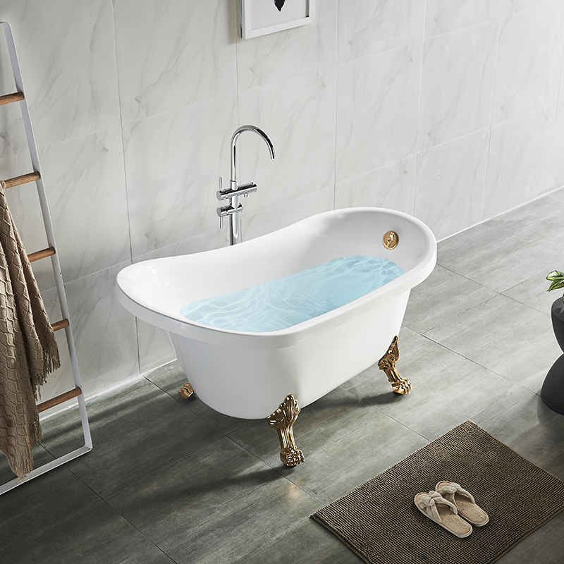 High Quality Adult Used Soaking Classical Freestanding Zinc Alloy Claw Foot Acrylic Bathtub Bath Tub